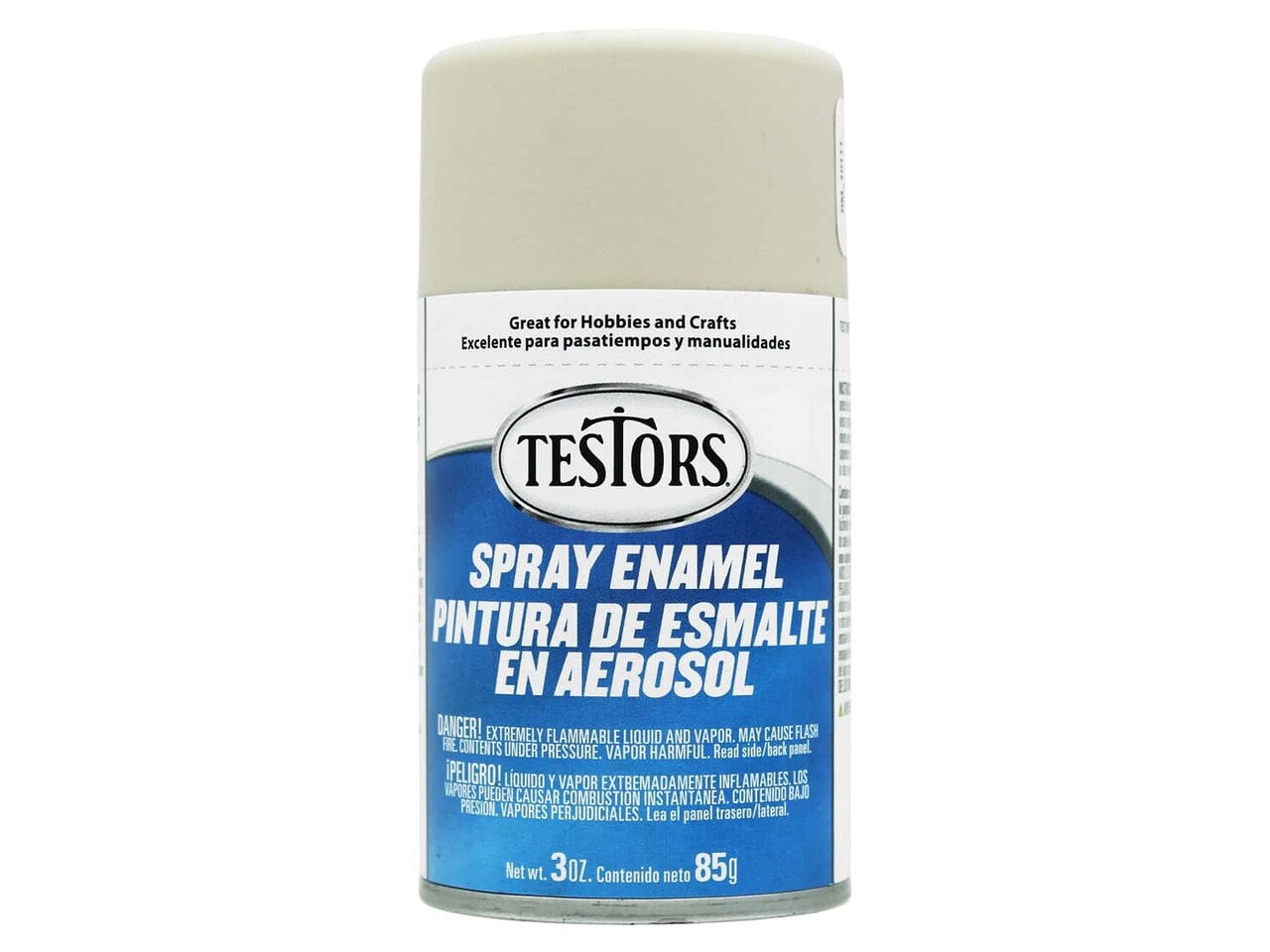 Testors Enamel Spray Paint Flat Light Aircraft Gray 3 oz